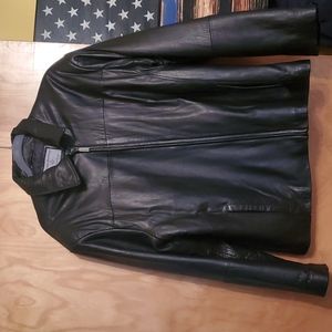 Boston Harbour Leather Jacket large